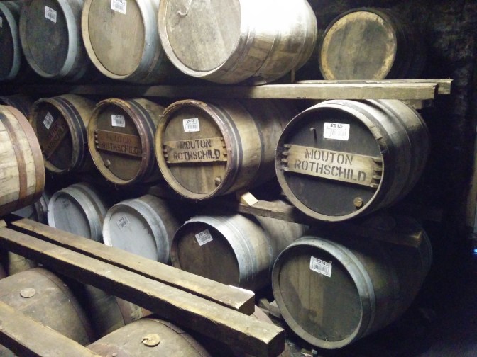 Ex-wine casks from some of the famous French vineyards!