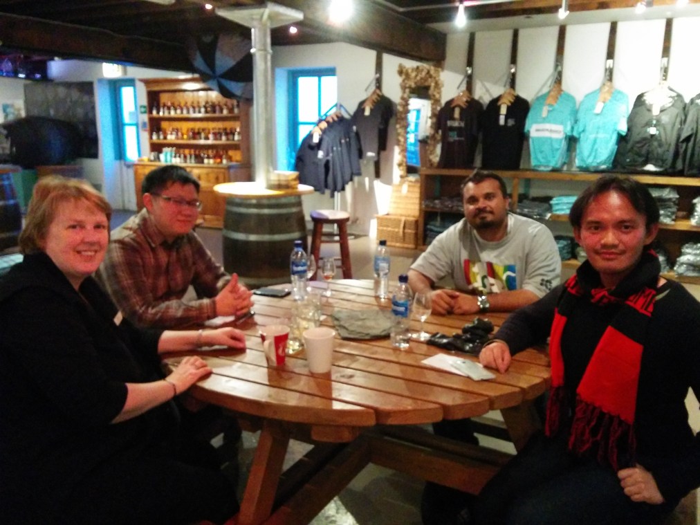 The three of us with Mary.