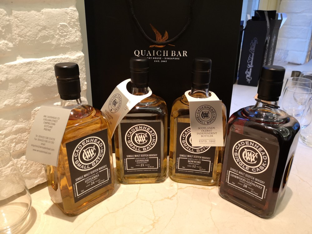 The lineup for the evening